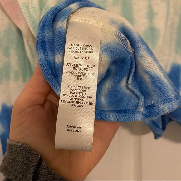 NWT Splendid Sunrise Tie Dye Pullover - Picture 6 of 7